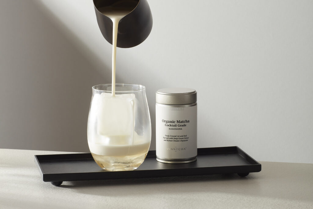 AVANTCHA Organic Matcha Cocktail Grade Kagoshima 80g in Iced Matcha Latte