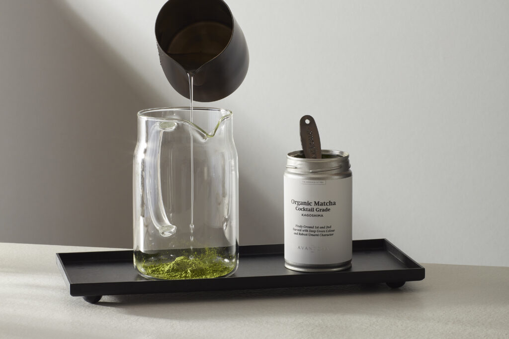 AVANTCHA Organic Matcha Cocktail Grade Kagoshima 80g in Iced Matcha Latte