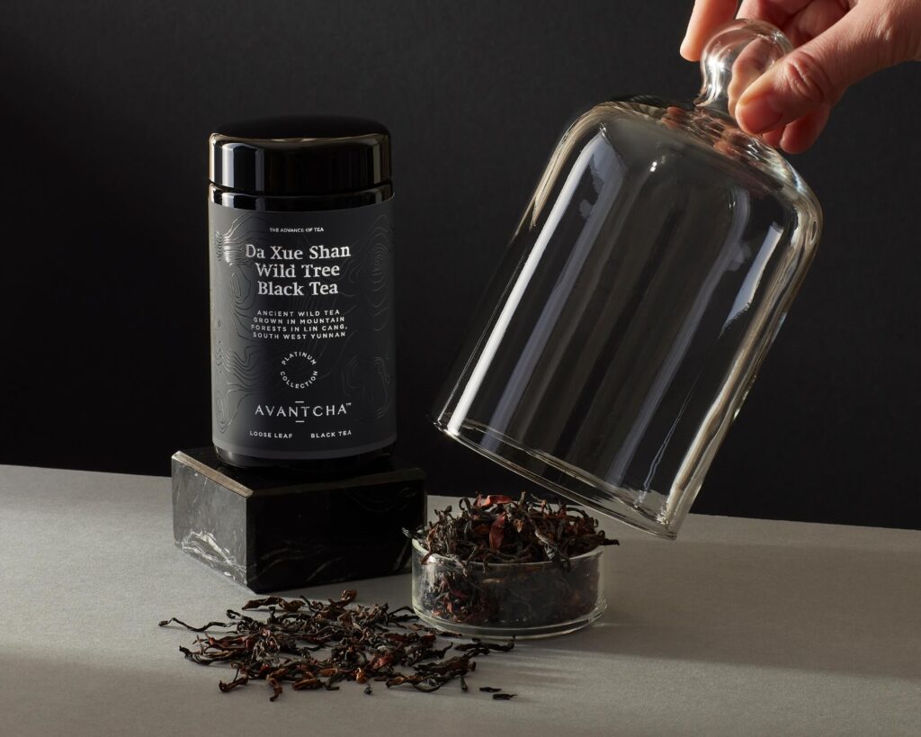 high quality rare superior wild black tea from the Lincang Mountain Range China - airtight premium tea packaging
