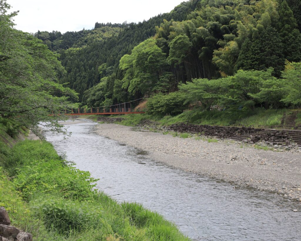 Hoshino river in the Fukuoka prefecture Japan
