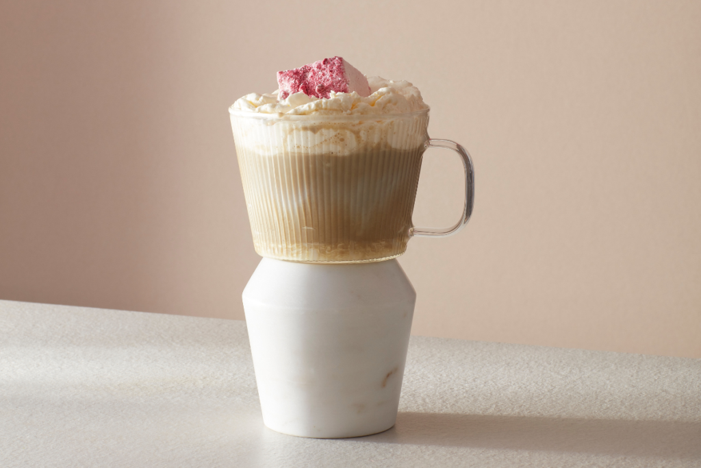 Hot Chocolate made with AVANTCHA Organic Hojicha Powder