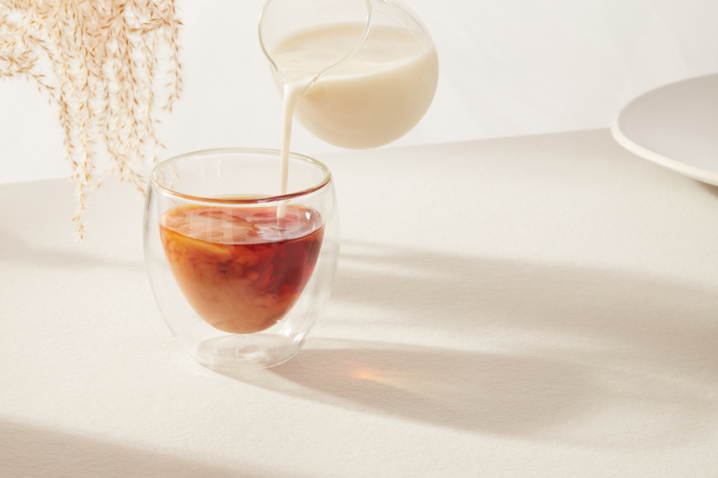 Should all tea be served with milk?